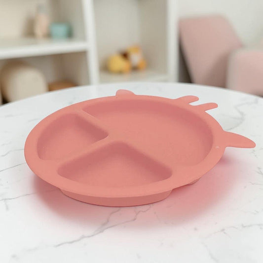 Plato Infantil Tom Et Zoe de Silicone / 3 Compartimiento / Diseño de Ciervo - Tom Et Zoe - Titan.com.pa - 3664944626640