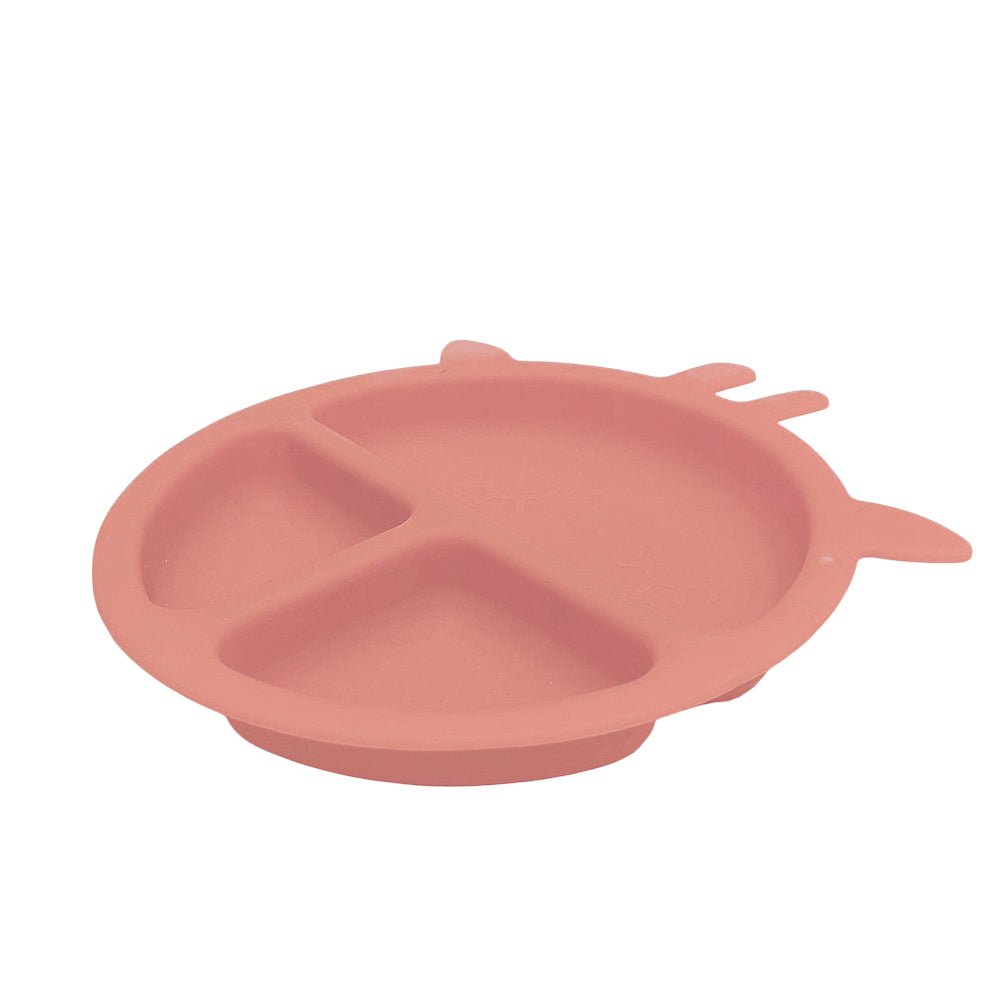 Plato Infantil Tom Et Zoe de Silicone / 3 Compartimiento / Diseño de Ciervo - Tom Et Zoe - Titan.com.pa - 3664944626640