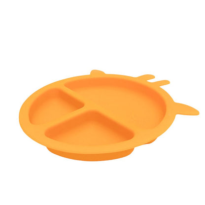 Plato Infantil Tom Et Zoe de Silicone / 3 Compartimiento / Diseño de Jirafa - Tom Et Zoe - Titan.com.pa - 3664944626626