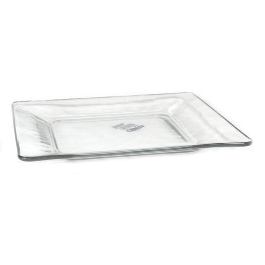 Plato Libbey De Vidrio Cuadrado
