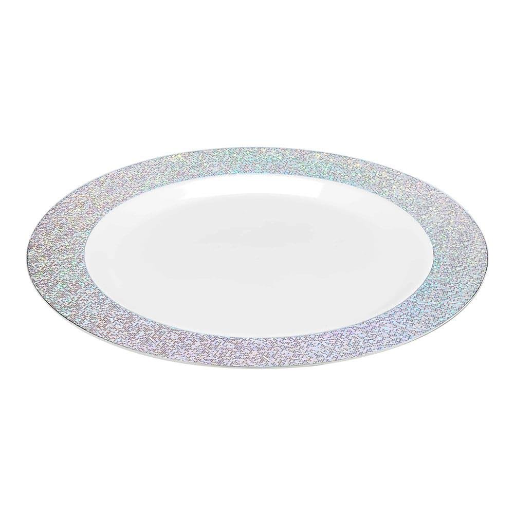 Plato Lillian Silver Desechable 7.5"