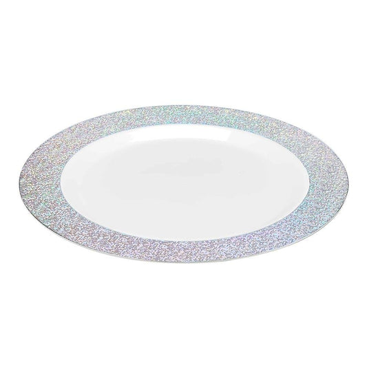 Plato Lillian Silver Desechable 7.5"