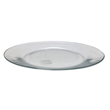 Plato Llano Crisa de Vidrio 26.8 cm - Crisa - Titan.com.pa - 78917883498
