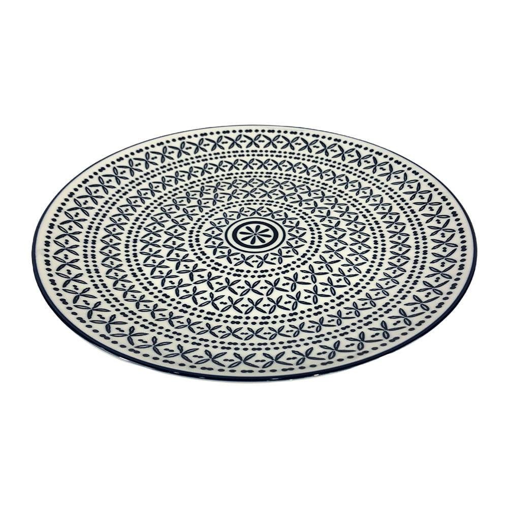 Plato Llano de Cerámica Home ELegance 10"