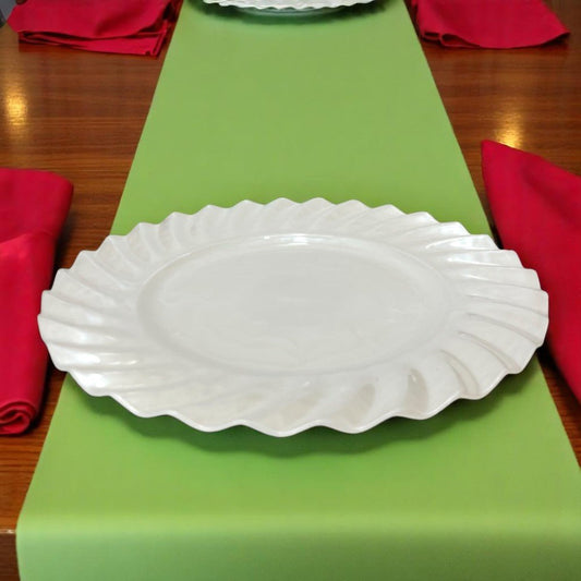 Plato Llano Decorativo Decore de Plástico - 33 Cm - Decore - Titan.com.pa - 8338023053133