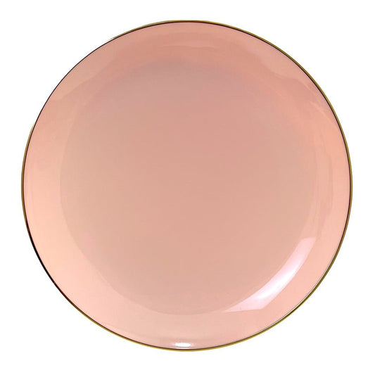 Plato Llano / Elegance Party / 10.25" / Blush & Gold / 10 Piezas - Elegance Party - Titan.com.pa - 191554363120