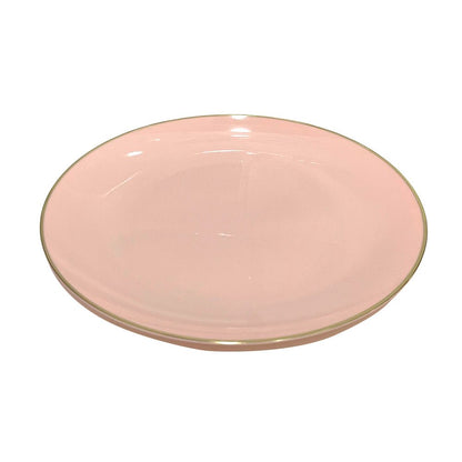 Plato Llano / Elegance Party / 10.25" / Blush & Gold / 10 Piezas - Elegance Party - Titan.com.pa - 191554363120