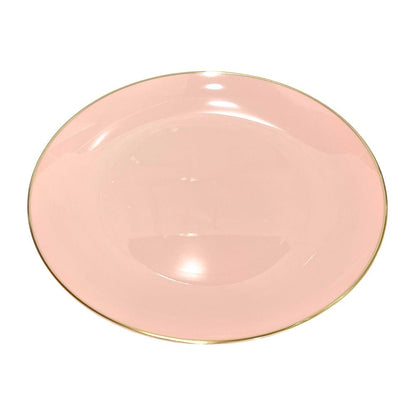 Plato Llano / Elegance Party / 10.25" / Blush & Gold / 10 Piezas - Elegance Party - Titan.com.pa - 191554363120