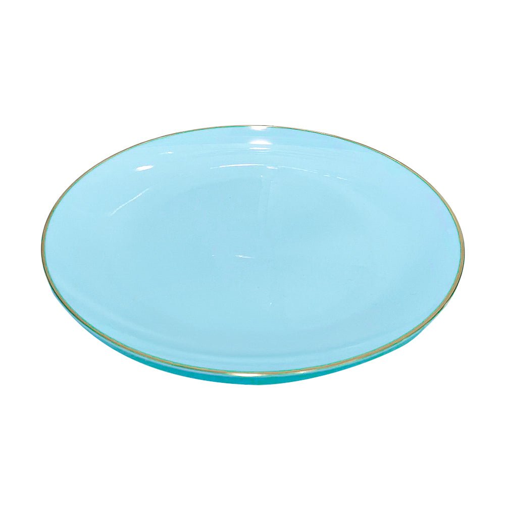 Plato Llano / Elegance Party / 10.25" / Mint & Gold / 10 Piezas - Elegance Party - Titan.com.pa - 191554363281