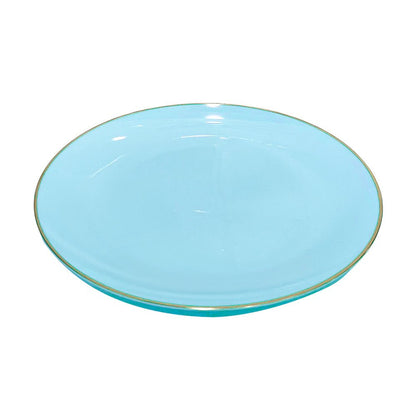 Plato Llano / Elegance Party / 10.25" / Mint & Gold / 10 Piezas - Elegance Party - Titan.com.pa - 191554363281