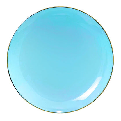 Plato Llano / Elegance Party / 10.25" / Mint & Gold / 10 Piezas - Elegance Party - Titan.com.pa - 191554363281