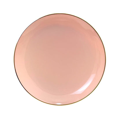 Plato Llano / Elegance Party / 7.5" / Blush & Gold / 10 Piezas - Elegance Party - Titan.com.pa - 191554363144