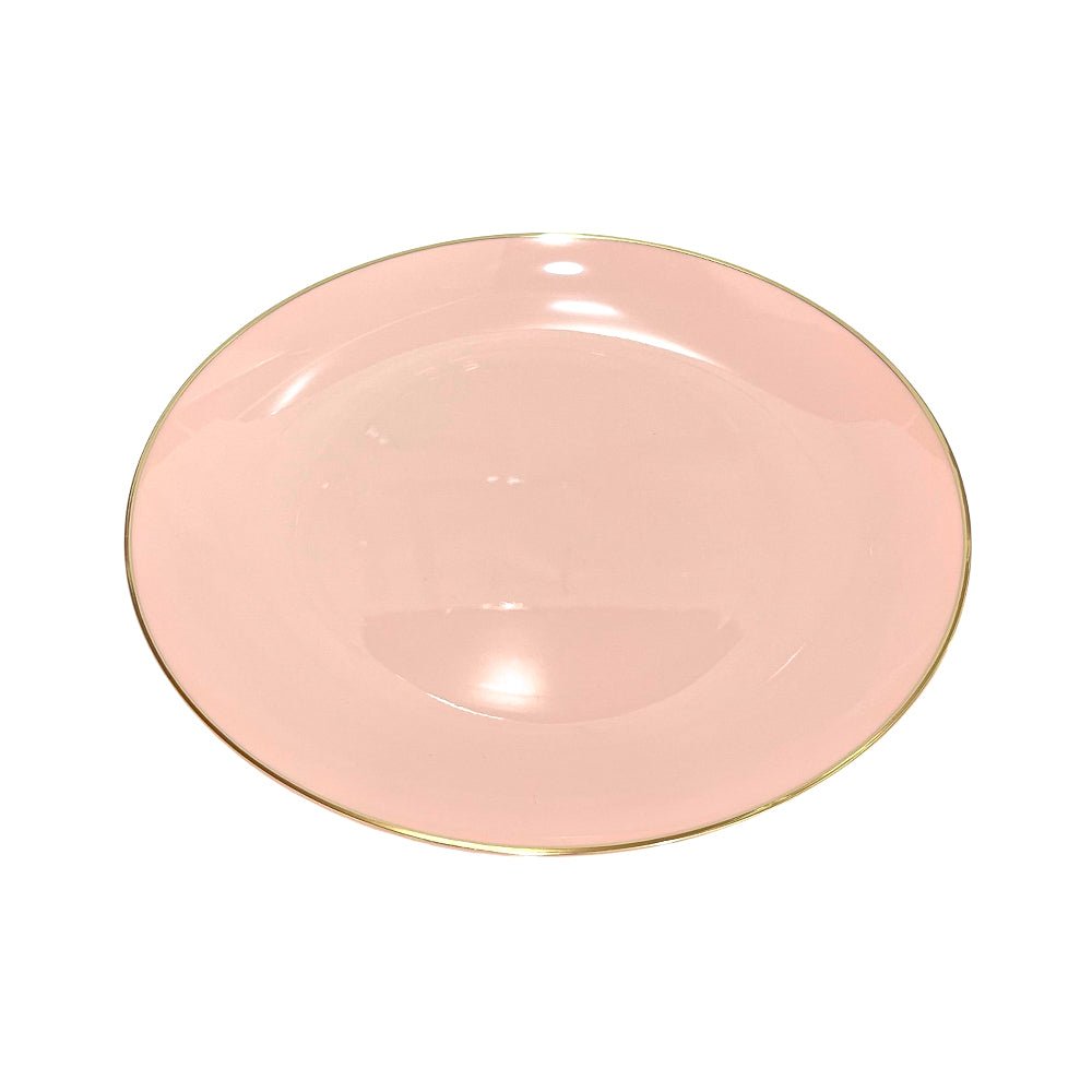 Plato Llano / Elegance Party / 7.5" / Blush & Gold / 10 Piezas - Elegance Party - Titan.com.pa - 191554363144