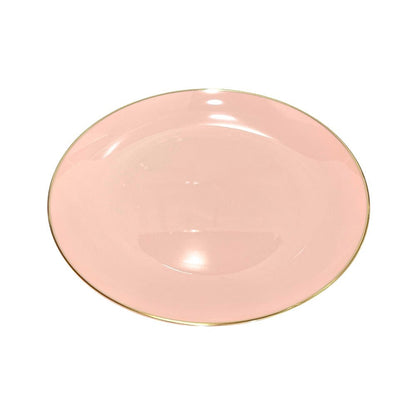 Plato Llano / Elegance Party / 7.5" / Blush & Gold / 10 Piezas - Elegance Party - Titan.com.pa - 191554363144