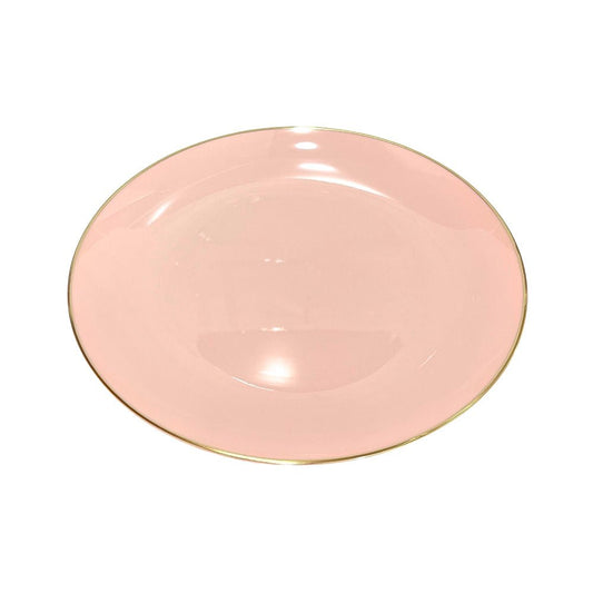 Plato Llano / Elegance Party / 7.5" / Blush & Gold / 10 Piezas - Elegance Party - Titan.com.pa - 191554363144