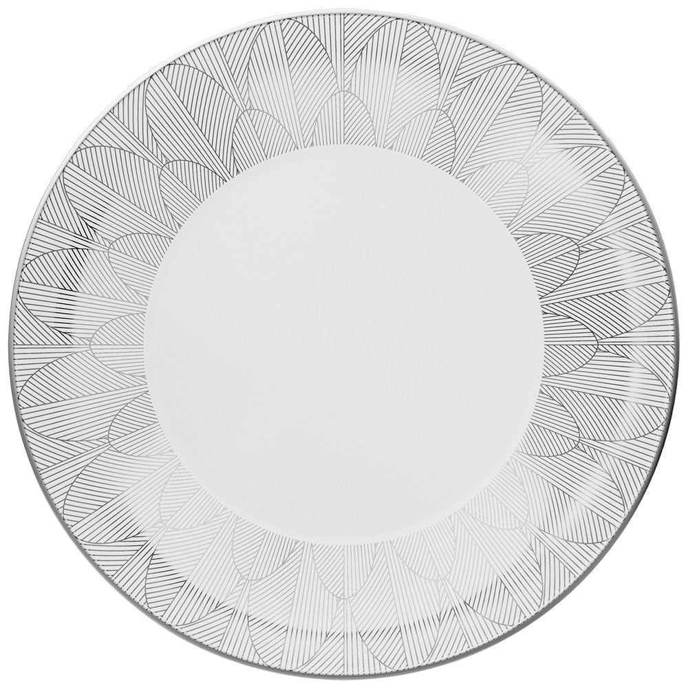 Plato llano Home de porcelana de 10.5 pulgadas
