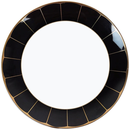 Plato llano Home de porcelana de 12 pulgadas