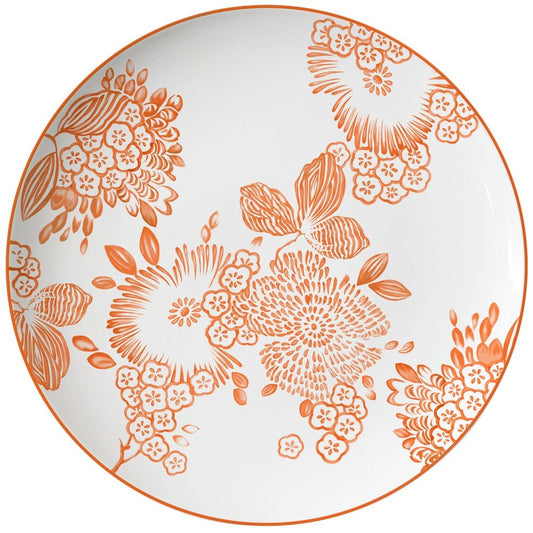 Plato llano Home de porcelana de 12 pulgadas