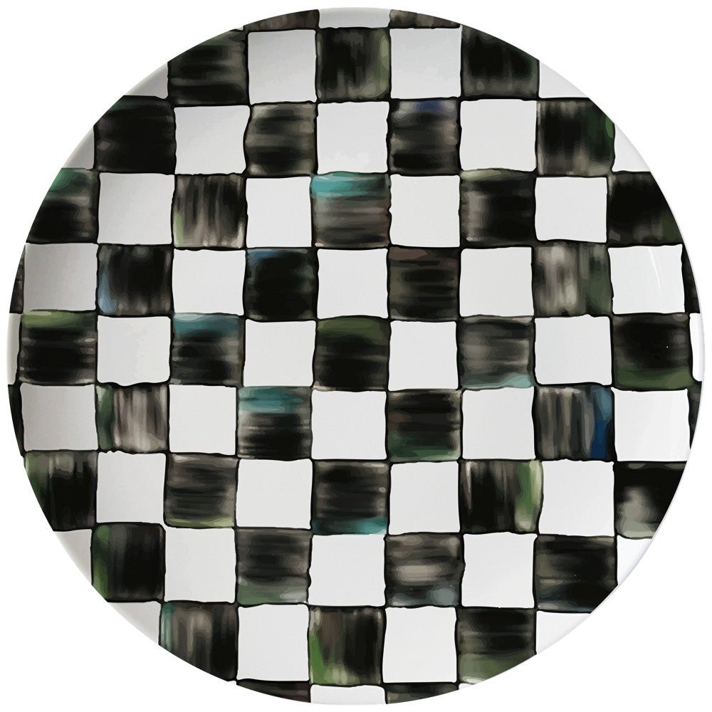 Plato llano Home de porcelana de 12 pulgadas