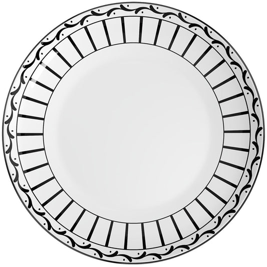 Plato llano Home de porcelana de 12 pulgadas
