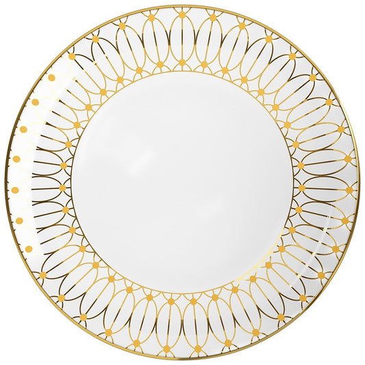Plato llano Home de porcelana de 12 pulgadas