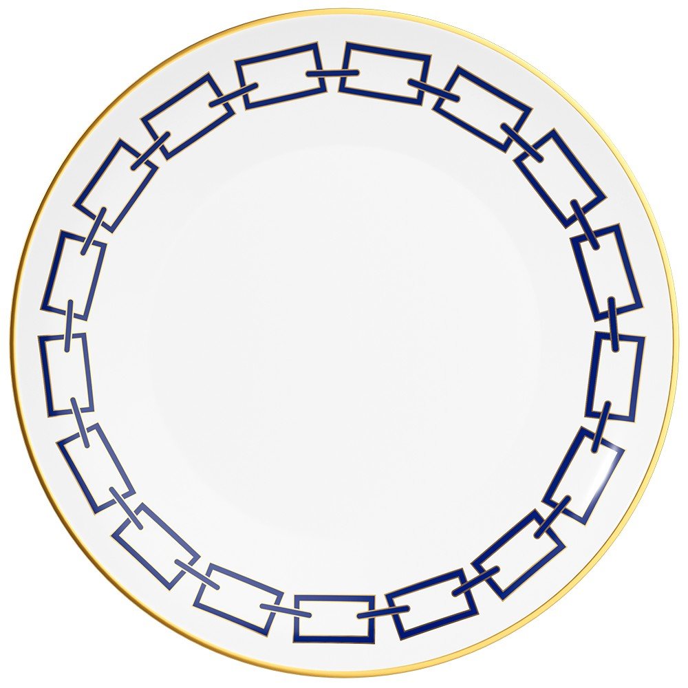 Plato llano Home de porcelana de 12 pulgadas