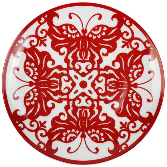 Plato llano Haus de porcelana de 8 pulgadas