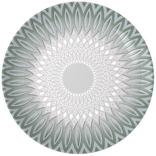 Plato llano Home de porcelana de 8 pulgadas