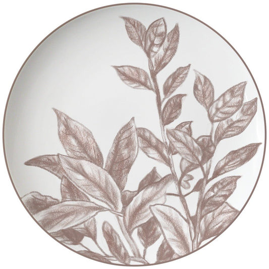 Plato llano Haus de porcelana de 8 pulgadas