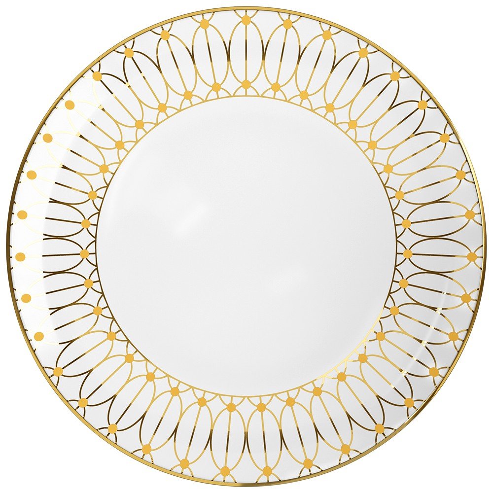 Plato llano Haus de porcelana de 8 pulgadas
