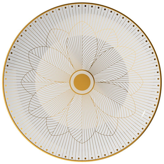 Plato llano Haus de porcelana de 8 pulgadas