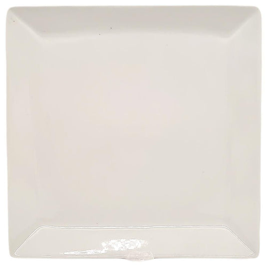 Plato Llano Libbey Cuadrado de Cerámica 10"