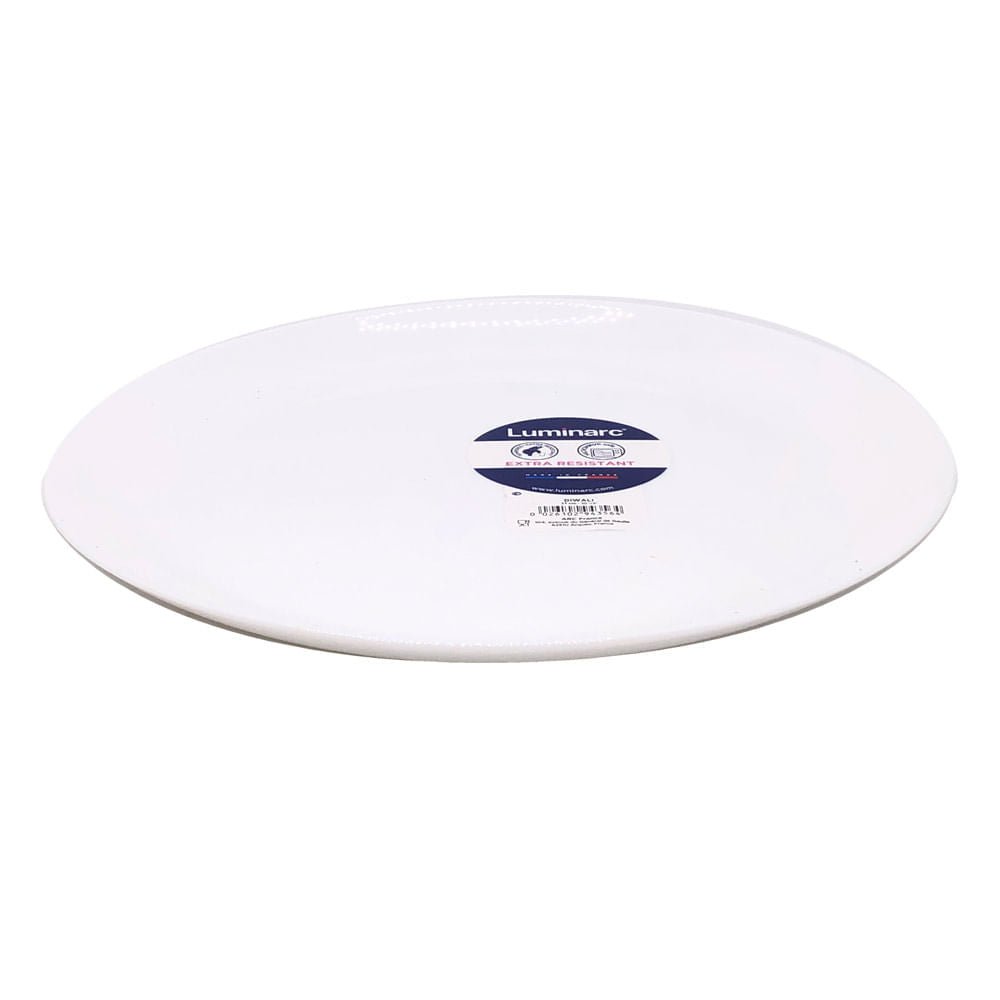 Plato Llano Luminarc de Vidrio 27 cm