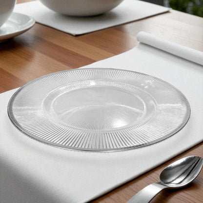 Plato Llano Plástico Koopman / 33 cm / Clear - Silver / Surtido - Koopman - Titan.com.pa - 8721037088893