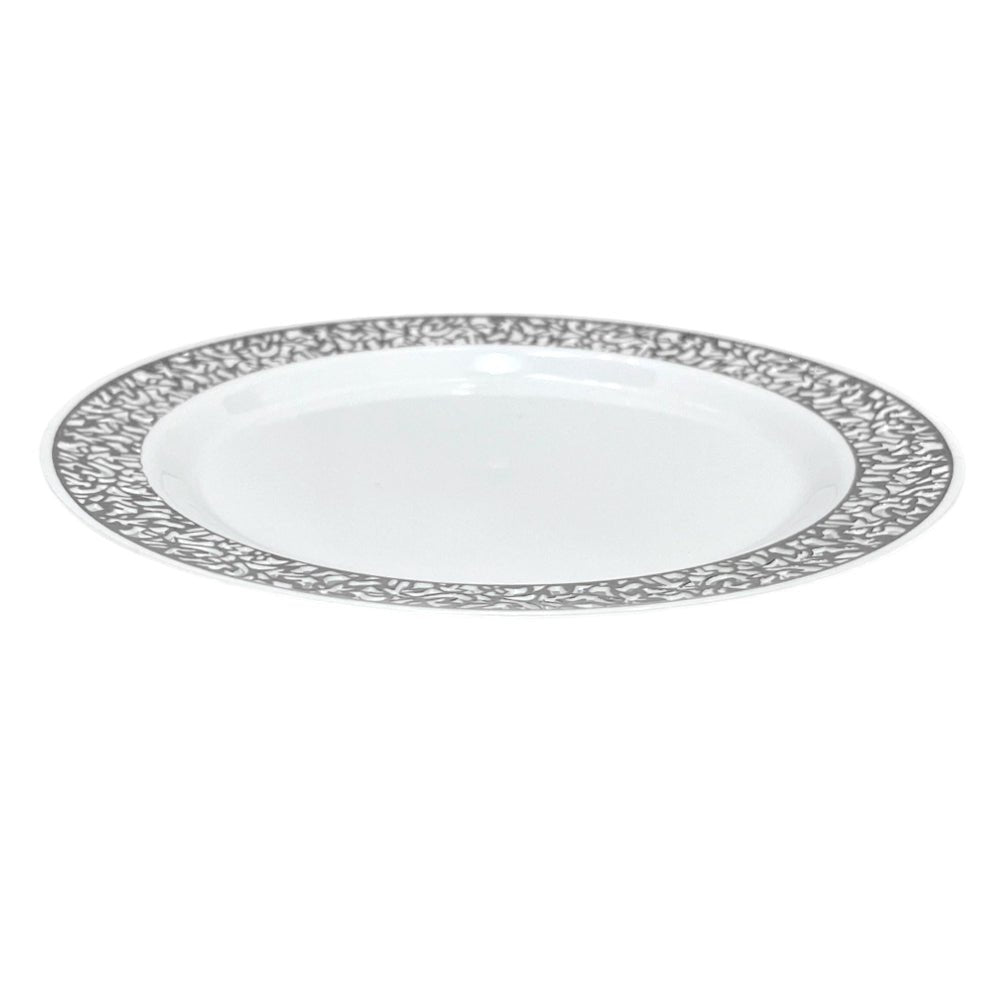 Plato Llano Reutilizable 7" Home Elegance / 10 Piezas / Silver - Home Elegance - Titan.com.pa - 2100000503087