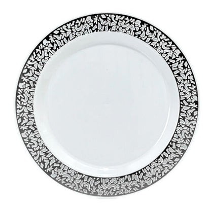 Plato Llano Reutilizable 7" Home Elegance / 10 Piezas / Silver - Home Elegance - Titan.com.pa - 2100000503087