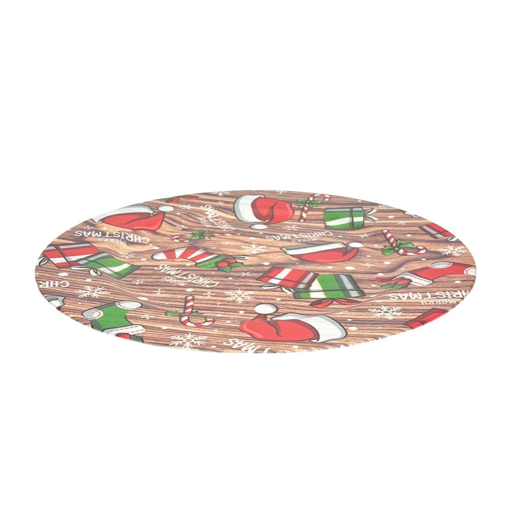 Plato Redondo 33 CM Plástico Navidad Estampado Surtido - Christmas Elegance