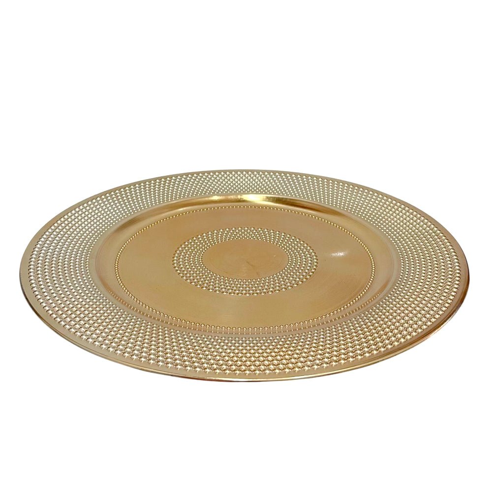 Plato Redondo Plástico 33 CM / Surtido - Christmas Elegance