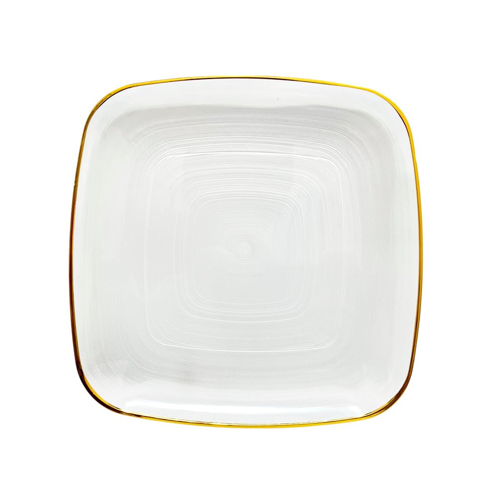 Plato Reutilizable Home Elegance - Clear - 10 Piezas - 18 cm