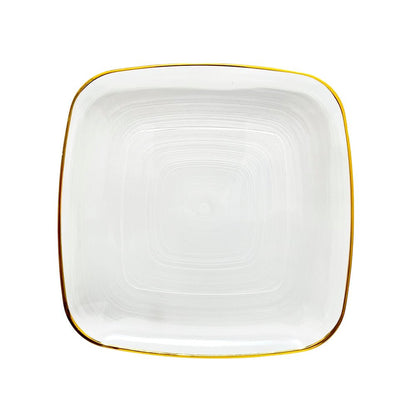 Plato Reutilizable Home Elegance - Clear - 10 Piezas - 18 cm