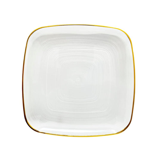 Plato Reutilizable Home Elegance - Clear - 10 Piezas - 18 cm
