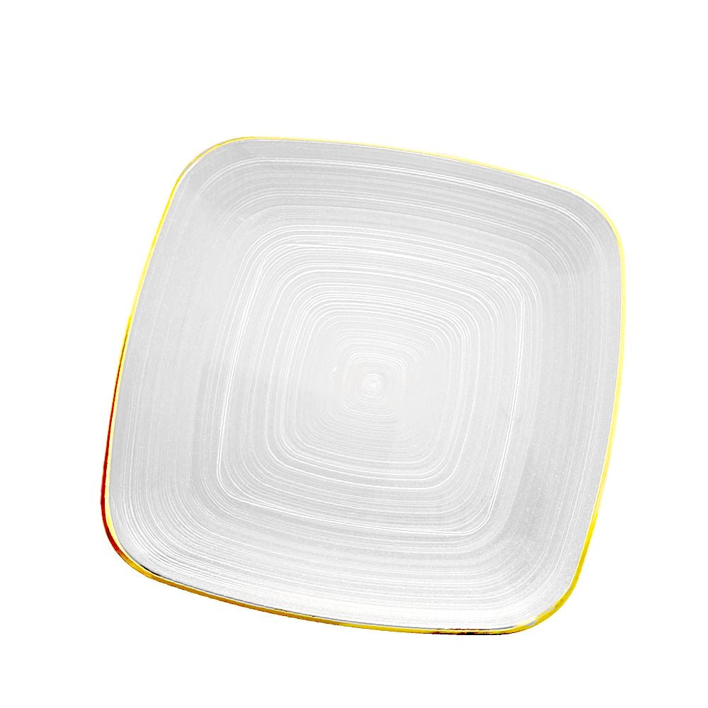 Plato Reutilizable Home Elegance - Clear - 10 Piezas - 18 cm