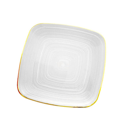 Plato Reutilizable Home Elegance - Clear - 10 Piezas - 18 cm