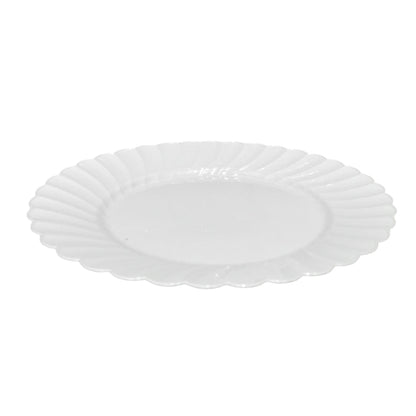 Platos Llanos 10.2" Lillian / Plástico / Set 10 Piezas / Blanco - Lillian - Titan.com.pa - 763615325905
