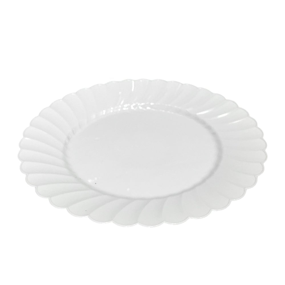Platos Llanos 10.2" Lillian / Plástico / Set 10 Piezas / Blanco - Lillian - Titan.com.pa - 763615325905