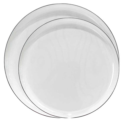 Platos Llanos Desechables Lillian / 20 Piezas / Blanco - Lillian - Titan.com.pa - 763615357456