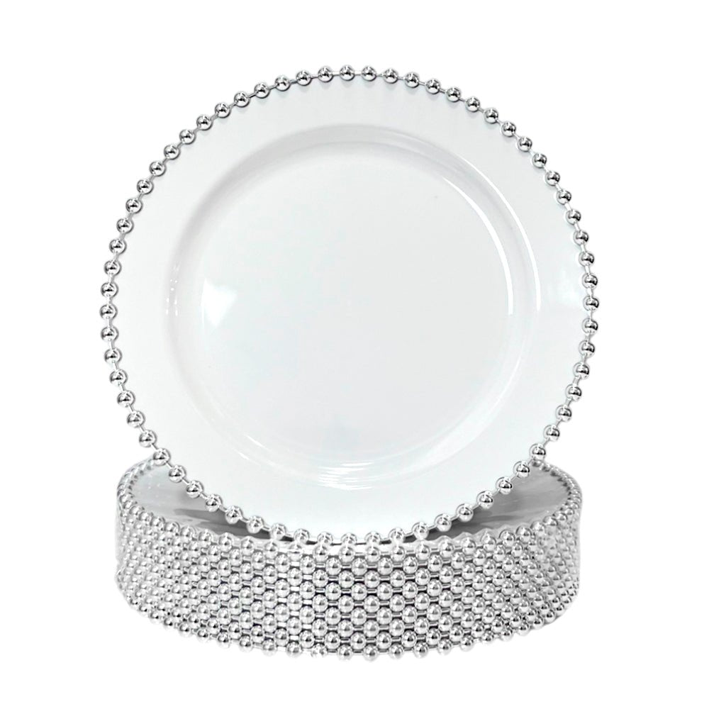 Platos Llanos Plástico 10.5" Lillian Reutilizables de 10 Piezas - Lillian - Titan.com.pa - 763615334006