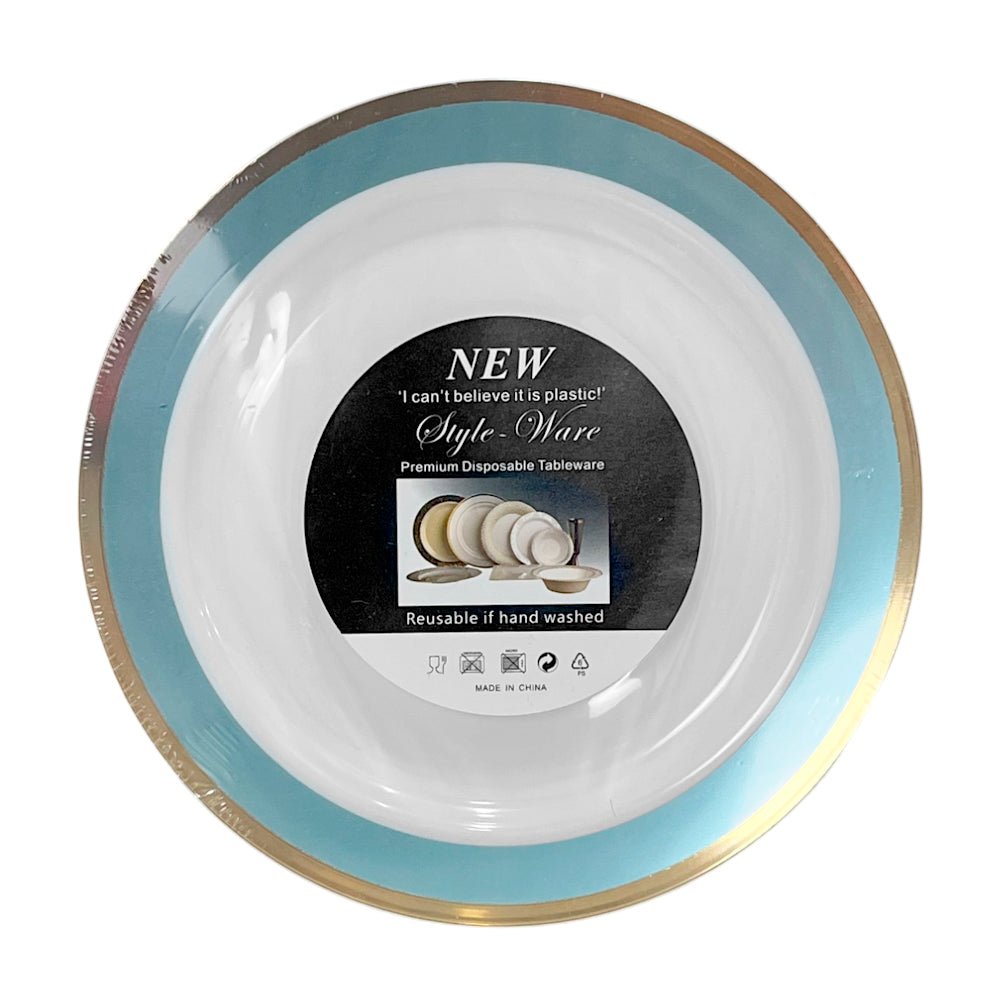 Platos Plástico de 7" Home Elegance / 10 Piezas / Celeste - Home Elegance - Titan.com.pa - 2100000356591