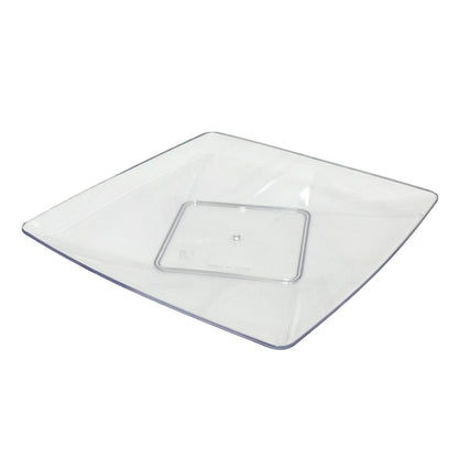Platos reutilizables transparentes de 7 pulgadas