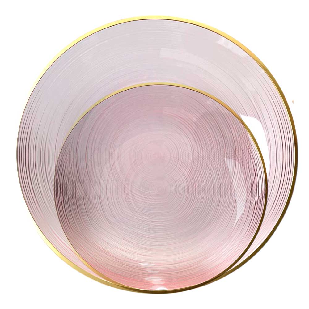 Platos Reutilizables Lillian / 32 Piezas / Rose - Gold - Lillian - Titan.com.pa - 2150110572800